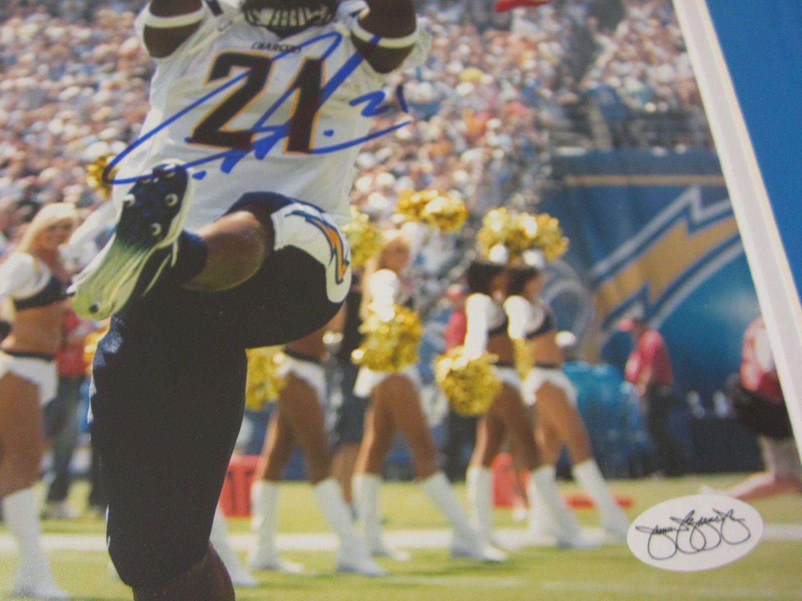LaDainian Tomlinson Chargers Signed Autographed Framed & Matted 8x10 Photo Certified CoA