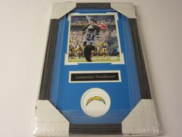 LaDainian Tomlinson Chargers Signed Autographed Framed & Matted 8x10 Photo Certified CoA