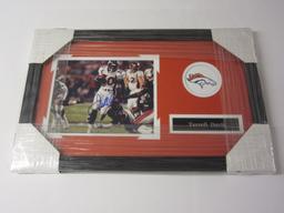 Terrell Davis Denver Broncos Signed Autographed Framed & Matted 8x10 Photo Certified CoA