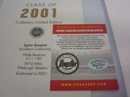 Limited Edition Lynn Swann Steelers Signed Autographed Hall of Fame Collectors Goal Line Art Certifi