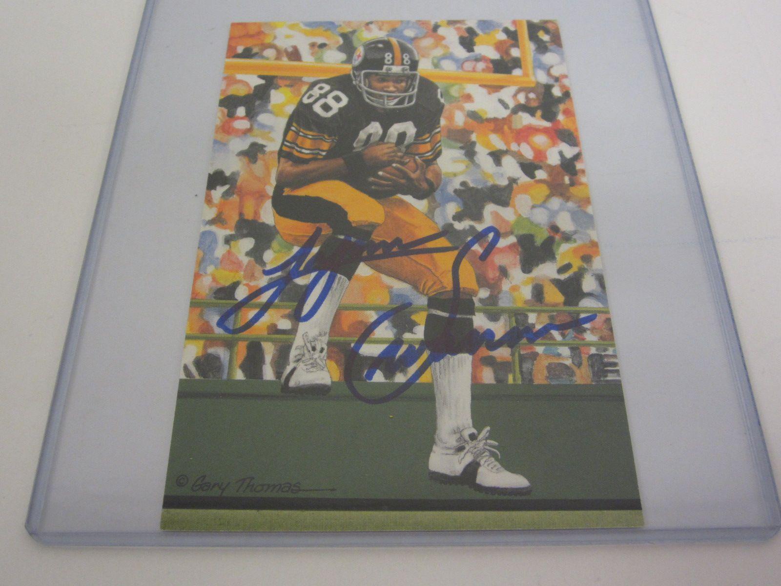 Limited Edition Lynn Swann Steelers Signed Autographed Hall of Fame Collectors Goal Line Art Certifi