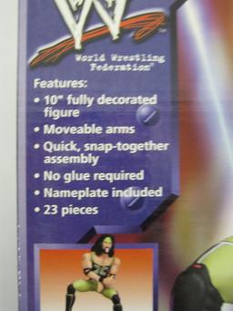 X-Pac WWF Wrestler 1999 Pacific Playthings Snap Together Model Kit in Original Packaging