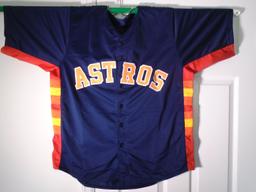 Carlos Correa Houston Astros signed baseball jersey