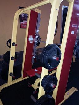 Star Trac Weighted Rack, Smith Machine
