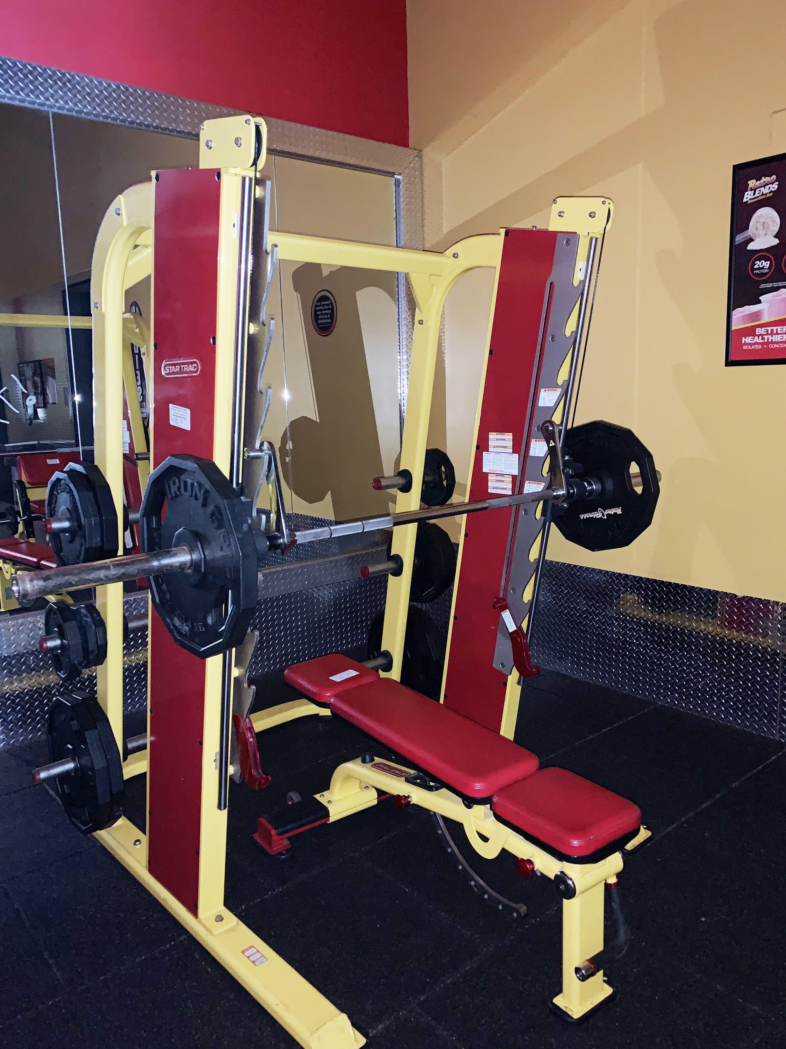 Star Trac Weighted Rack, Smith Machine