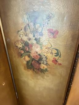 60" Hand Painted Three Section Wall Panel