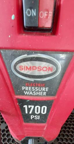 Simpson 1,700 PSI Pressure Washer