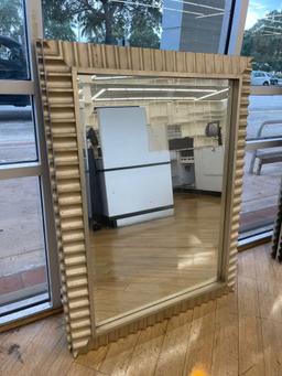 38" x 50" Wave Framed Mirrors