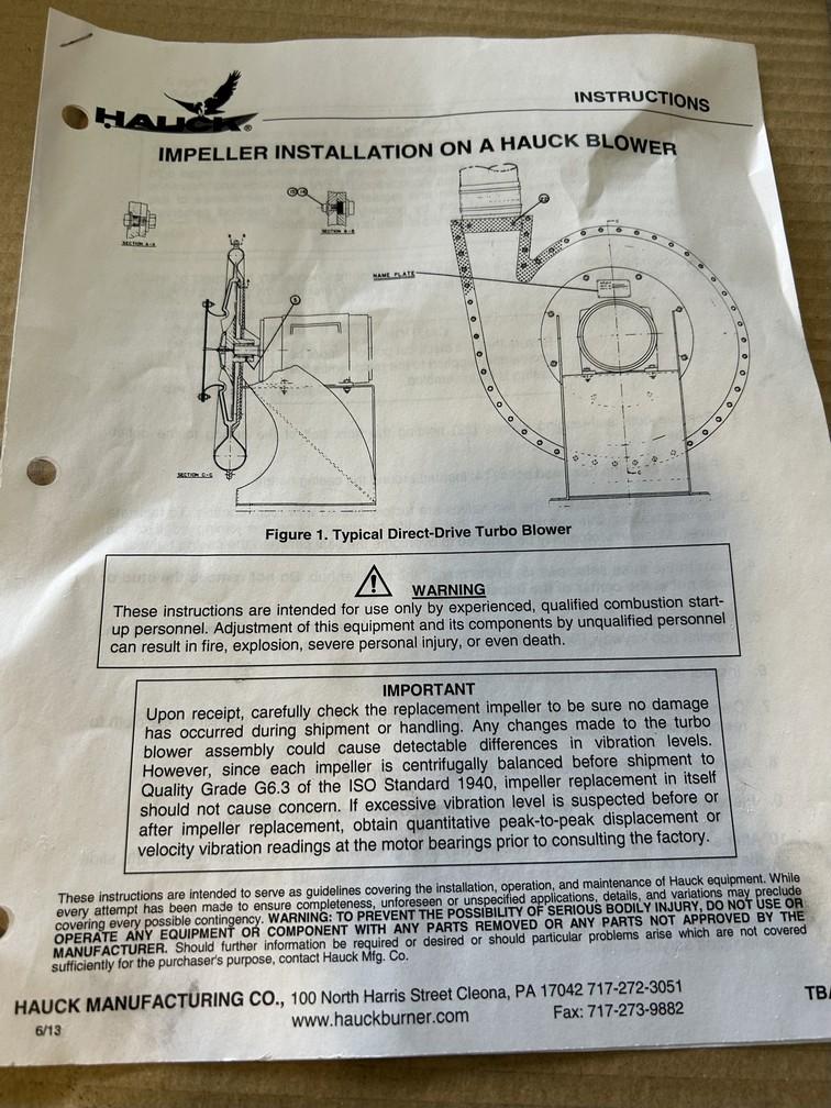 Hauck Impeller Blowers