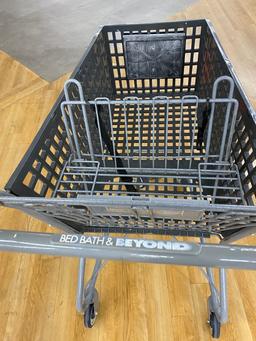 Bed Bath and Beyond plastic basket metal frame frame shopping cart