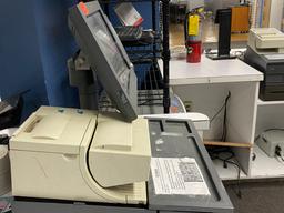 Toshiba retail cash register system with receipt, printer cash drawer, antitheft, demagnetizer and s