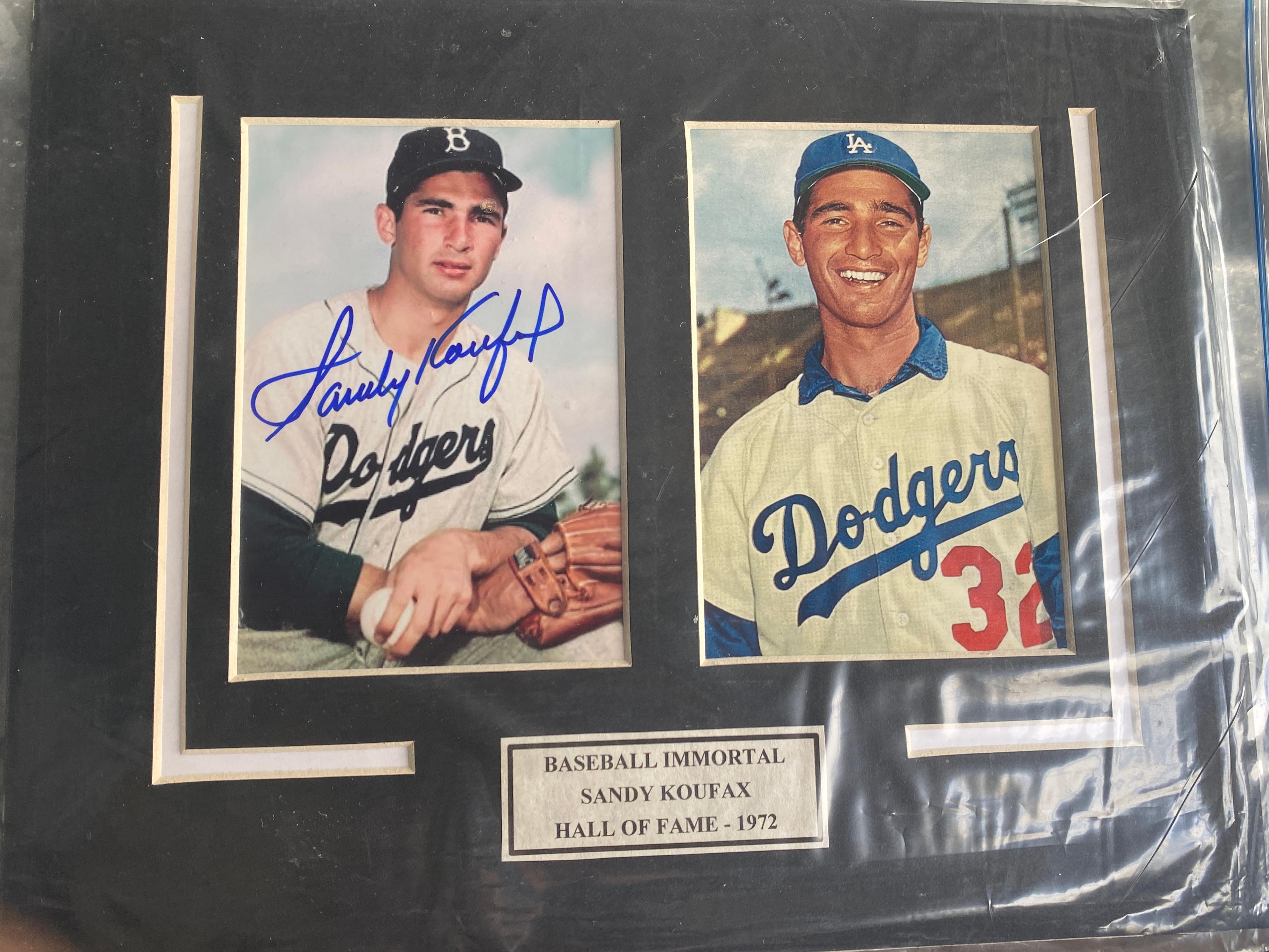 Large Lot of 8” x 10” matted signed photos. The lot consists of Mostly Legendary Baseball Hall of Fa