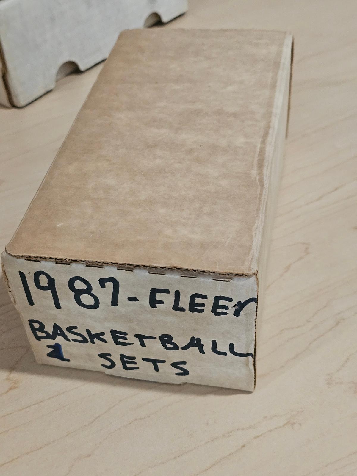 Fleer 1987 Complete Basketball Trading Cards Set