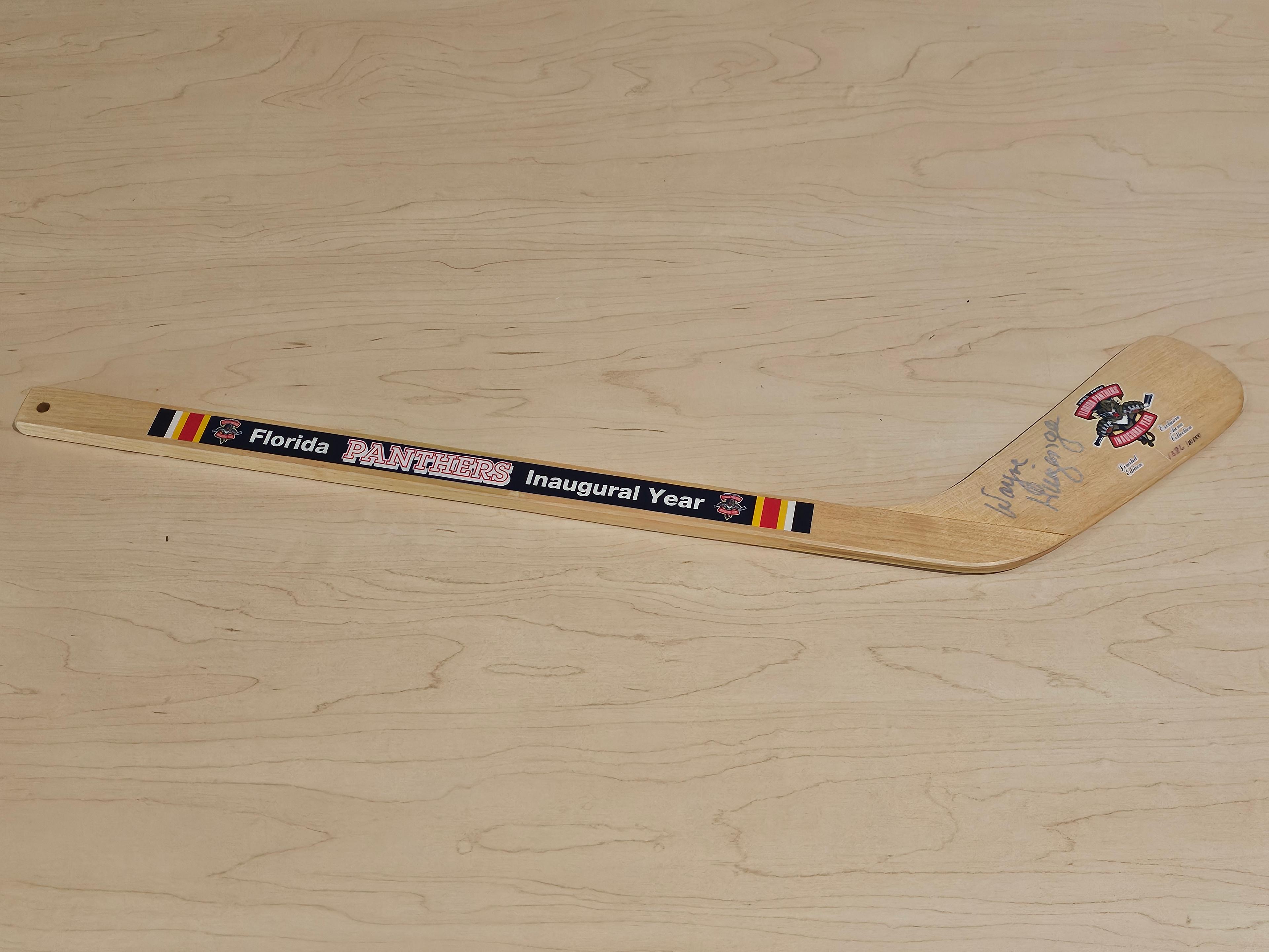 Florida Panthers Wayne Huizenga Signed Mini Hockey Stick