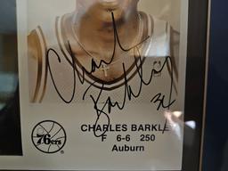 23" x 19" Charles Barkley Signed Collectible