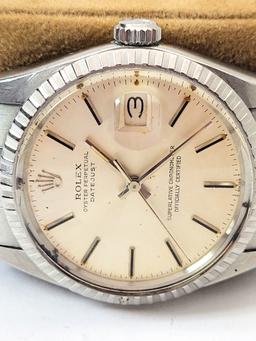 Mens ROLEX Datejust St. Steel 36mm Jubilee Band Watch