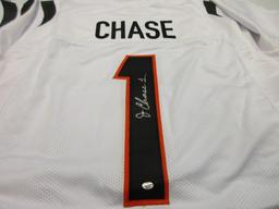 Ja'Marr Chase of the Cincinnati Bengals signed autographed football jersey PAAS COA 077