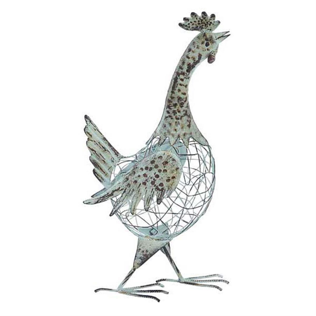 Metal Hen 10"W, 20"H 50446