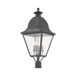 Livex Lighting Charcoal Outdoor Post Top Lantern 2548-61