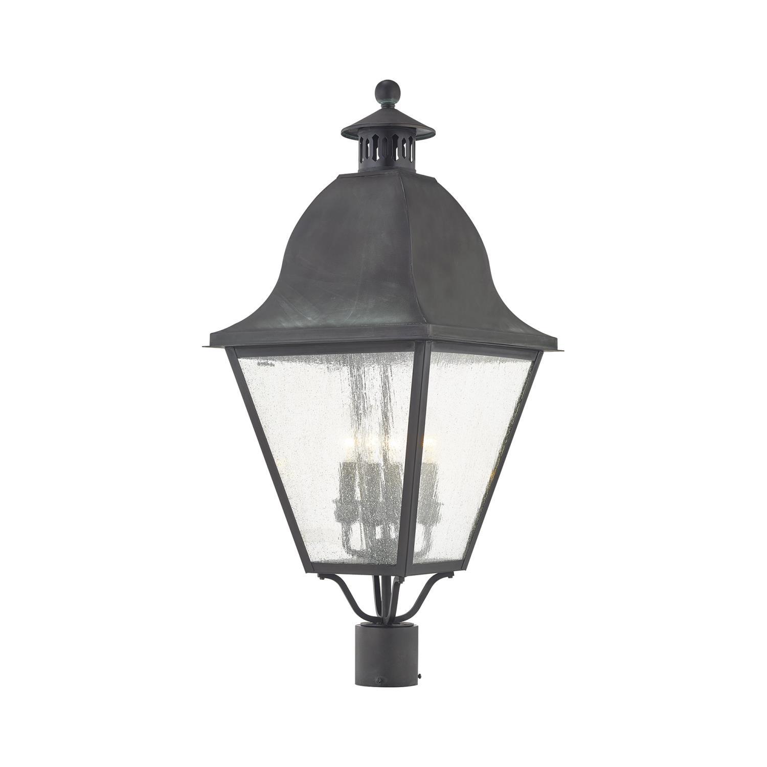 Livex Lighting Charcoal Outdoor Post Top Lantern 2548-61