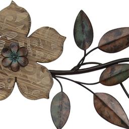 Stratton Home Decor Floral Patterned Wooden "Over the Door" Wall Decor S01207