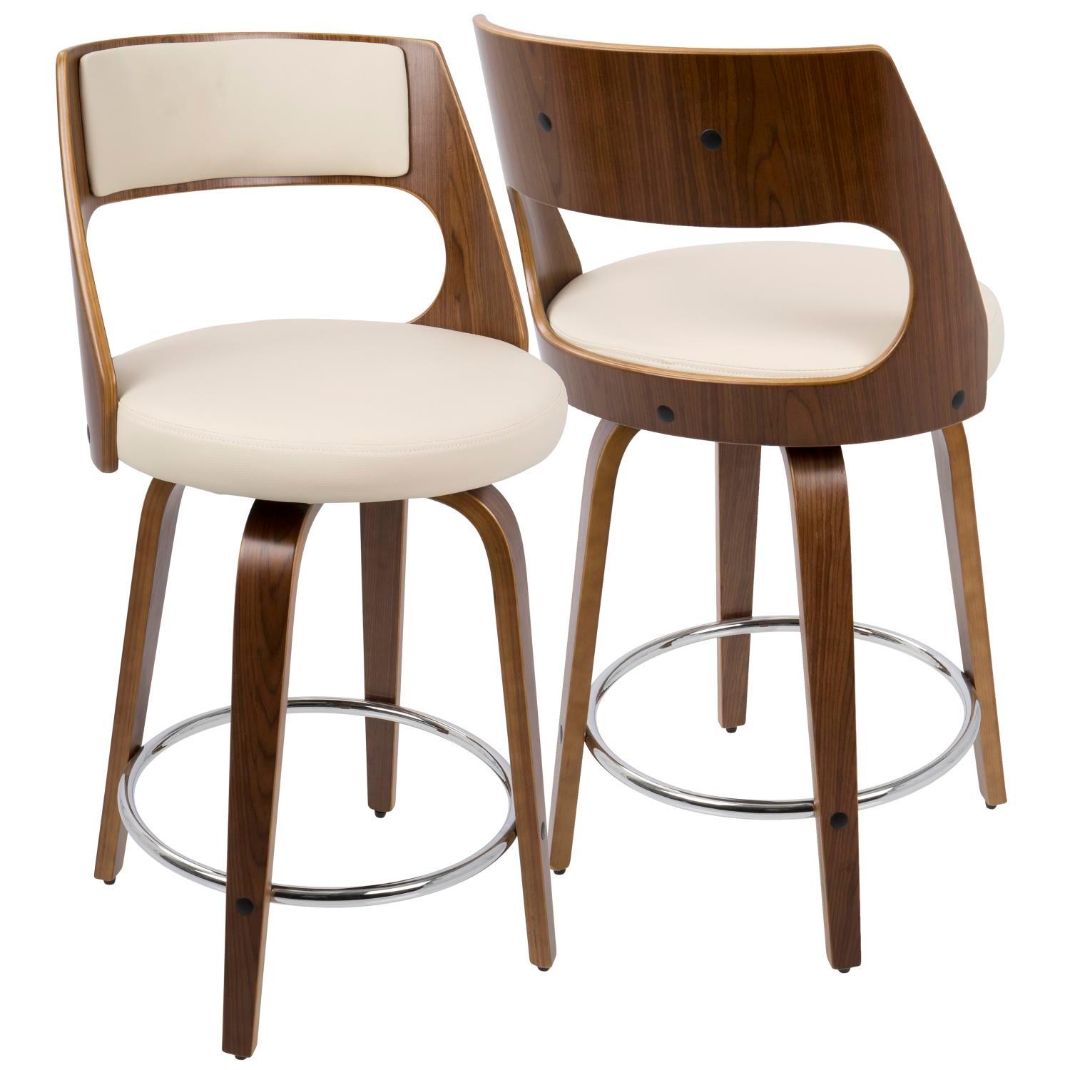 Lumisource Cecina 24'' Set Of 2 Counter Stool B24-CECINAR WLCR2