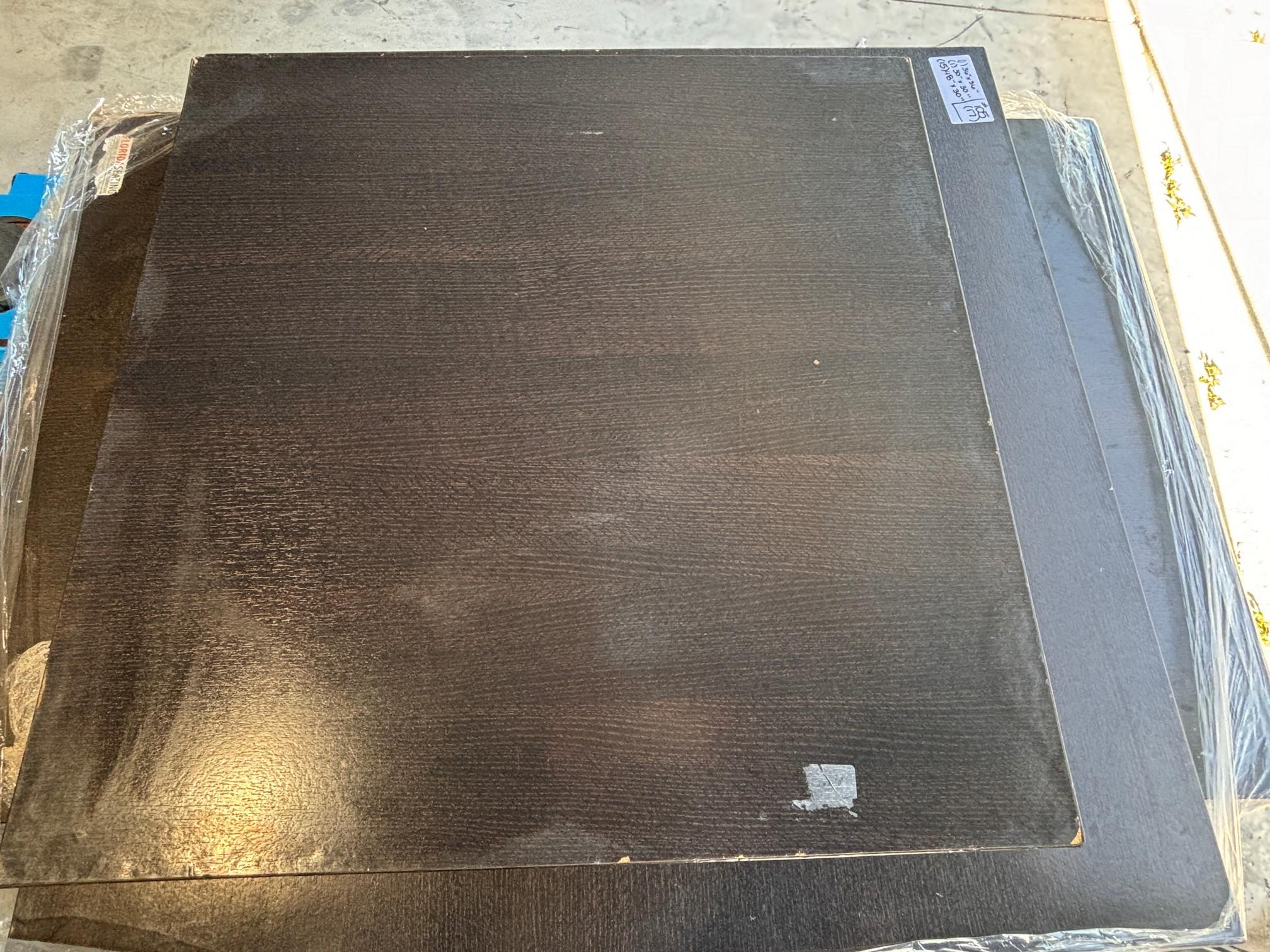 (17) Dark Brown Table Tops (No Bases)