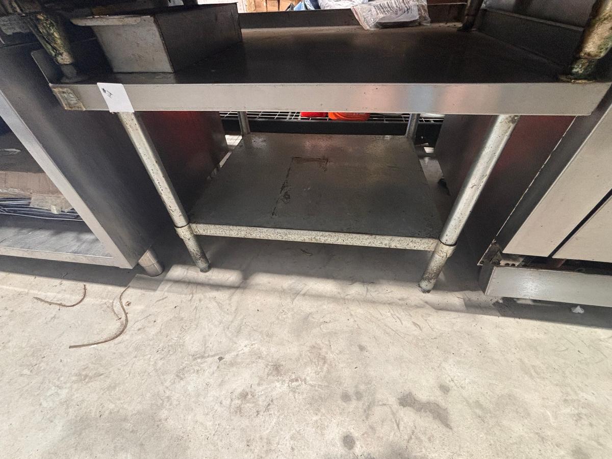 All S.S. 36" Equipment Stand w. Under Shelf