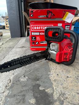 Craftsman 2-Cycle 42Cc 16'' Chainsaw (tested, functional)