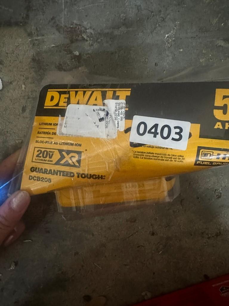 DeWalt Power Stack 2O Vt Battery