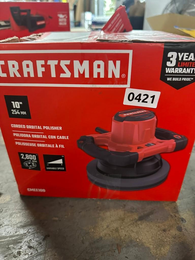 Craftsman 10 In Corded Orbital Polisher