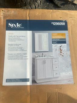 Style Selections Davies Vanity With Sink Included ( No Mirror)