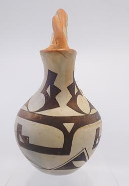 Acoma Pottery Wedding Vase, Terry Schultz Collection