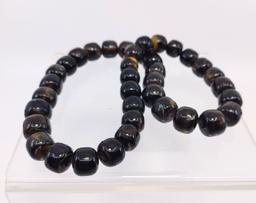 Authentic Tortoise Shell Beaded Necklace