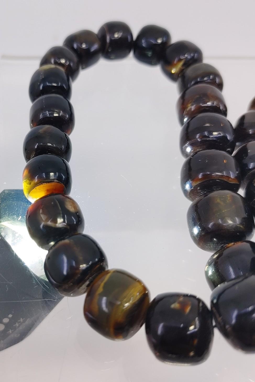 Authentic Tortoise Shell Beaded Necklace