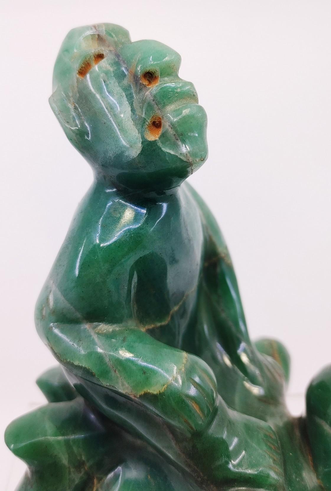 Pre-Columbian Olmec Jade Transformational Figures