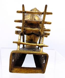 Pre-Columbian Tumbaga Finial, Colombia