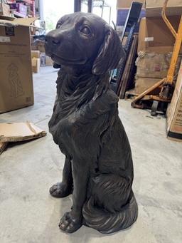 Member's Mark Sitting Golden Retriever Dog Statute