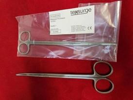 Teksurge Stainless Steel Metzenbaum Fino Scissors Cvd 20Cm