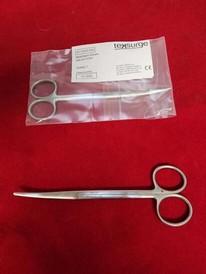 Teksurge Stainless Steel Metzenbaum Scissors Bl/Bl Cvd 14.5Cm