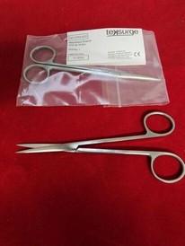 Teksurge Stainless Steel Metzenbaum Scissors Sh/Sh Str 14.5Cm