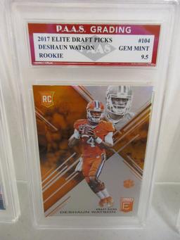 Deshaun Watson Clemson 2017 Elite Draft Picks ROOKIE #104 graded PAAS Gem Mint 9.5