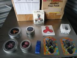 LARGE LOT Fidget Spinners / Fidget Sticks & Fidget Cubes BRAND NEW IN THE BOX - They are all individ