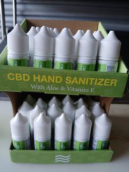 CBD LIVING Hand Sanitizer / Pump Style Hand Sanitzer W/ Broad Spectrum Hemp Extract / 50 MG CBD Bott