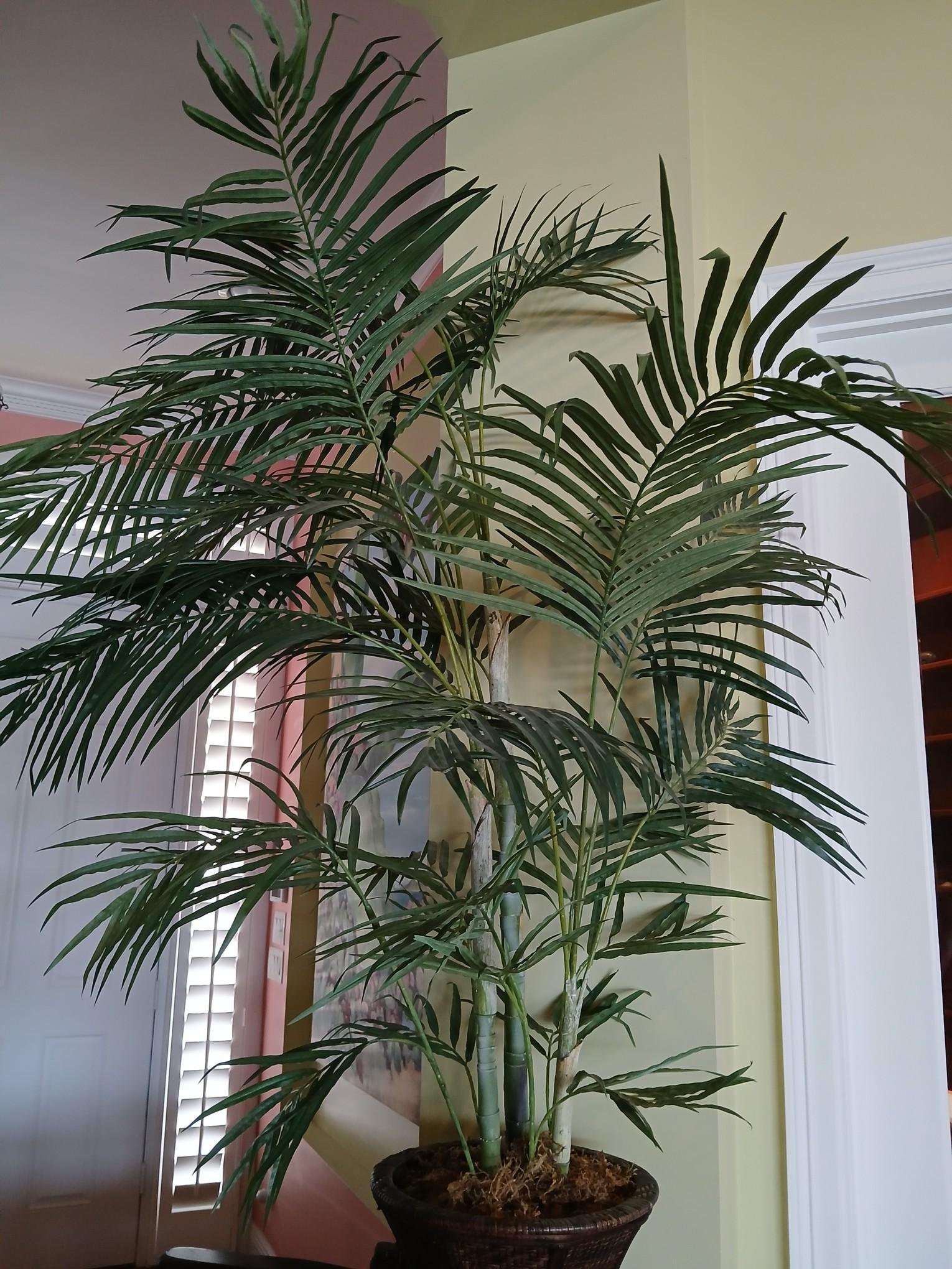 LARGE Artificial Plant W/ Planter / 7.5' Tall