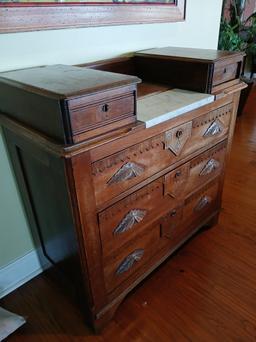 Vintage Antique Chest W/ Drawers / Antique Desk