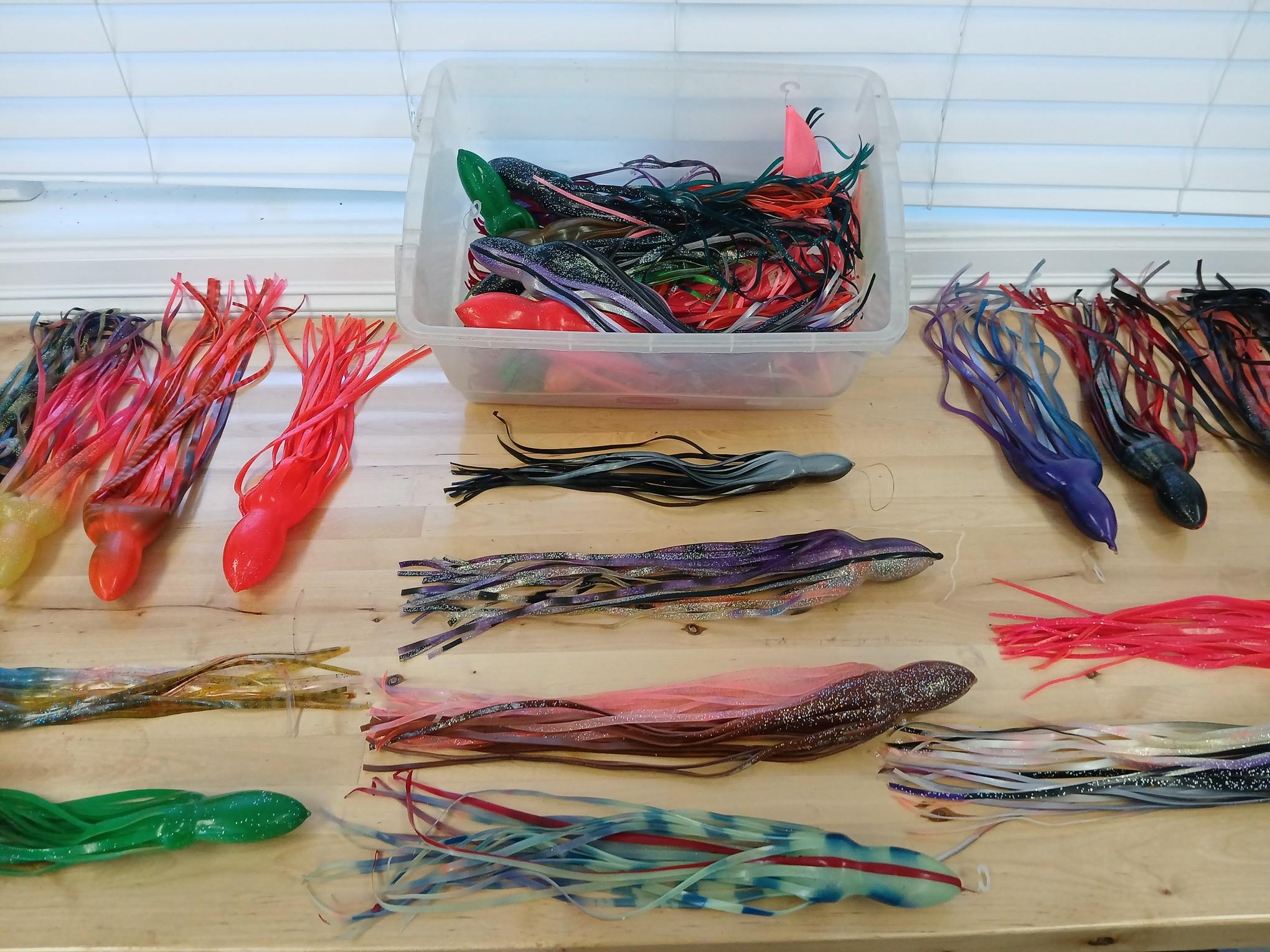 Large Lot of Trolling Lures / Deep Sea Fishing Lures / Fishing Supplies