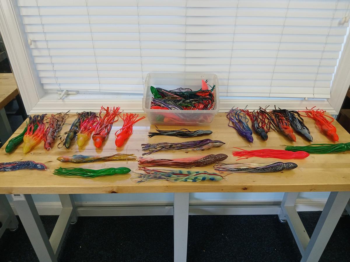 Large Lot of Trolling Lures / Deep Sea Fishing Lures / Fishing Supplies