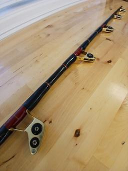 LARGE Deep Sea Fishing Rod / Large Butt W/ Rollers