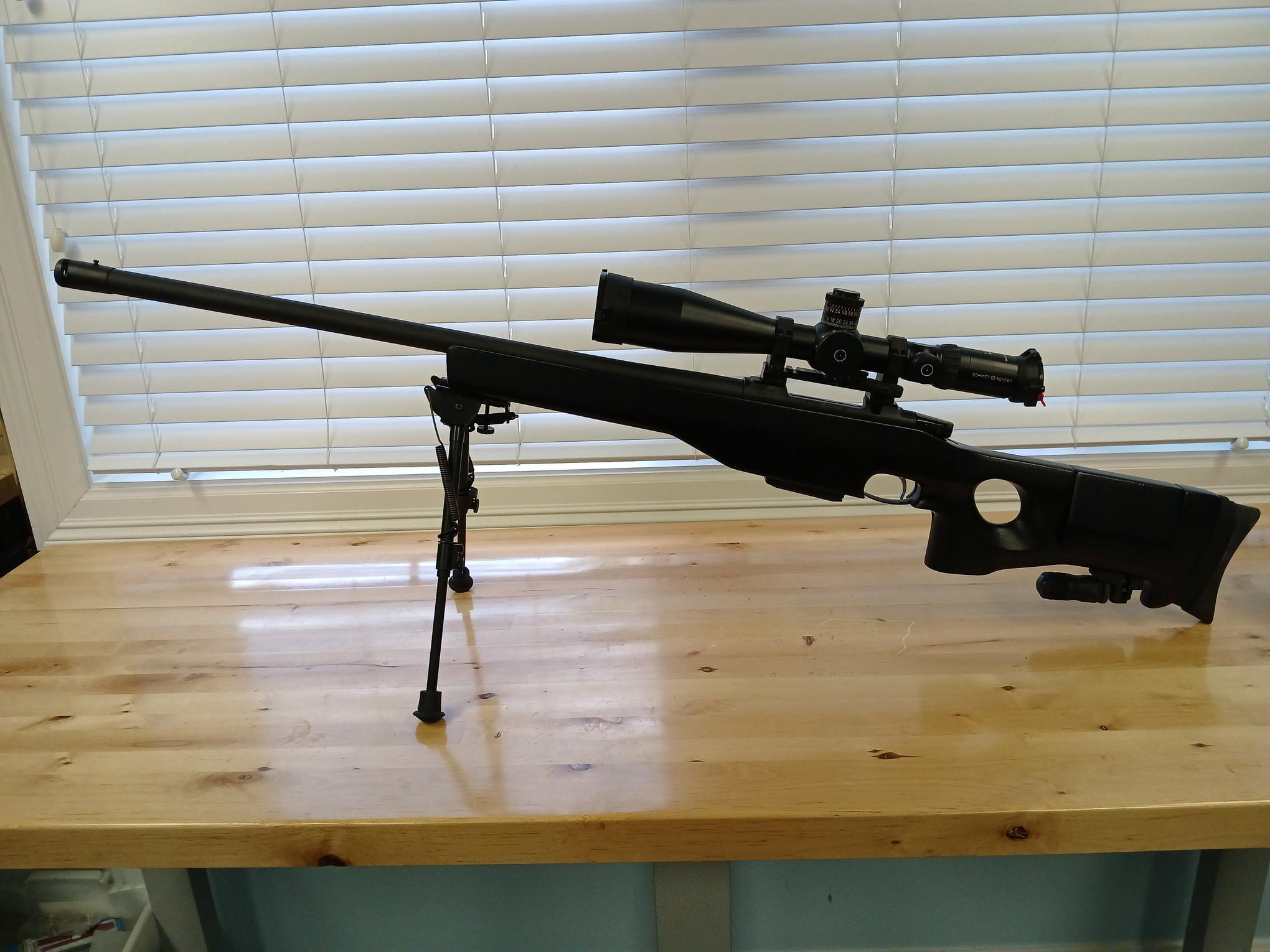 308 CZ Bolt Action Long Range Rifle Model # CZ-750-M1S1 W/ 308 Cal W/ Schmidt Bender Marksman Site &